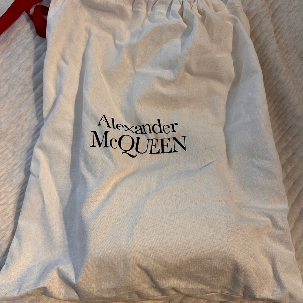 Alexander McQueen Cream Dust Bag